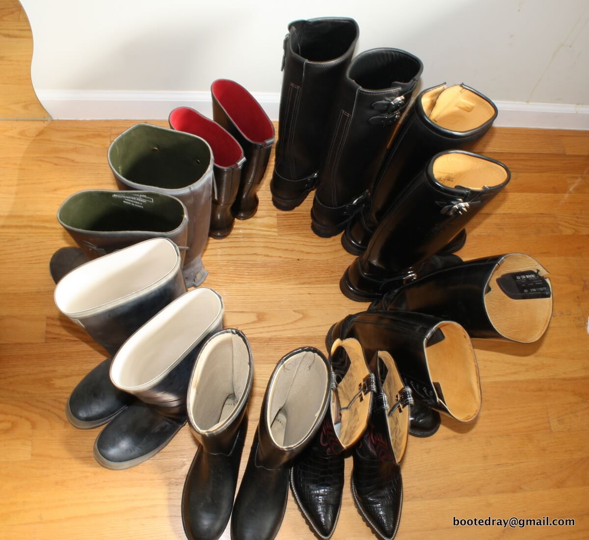 all my boots collection