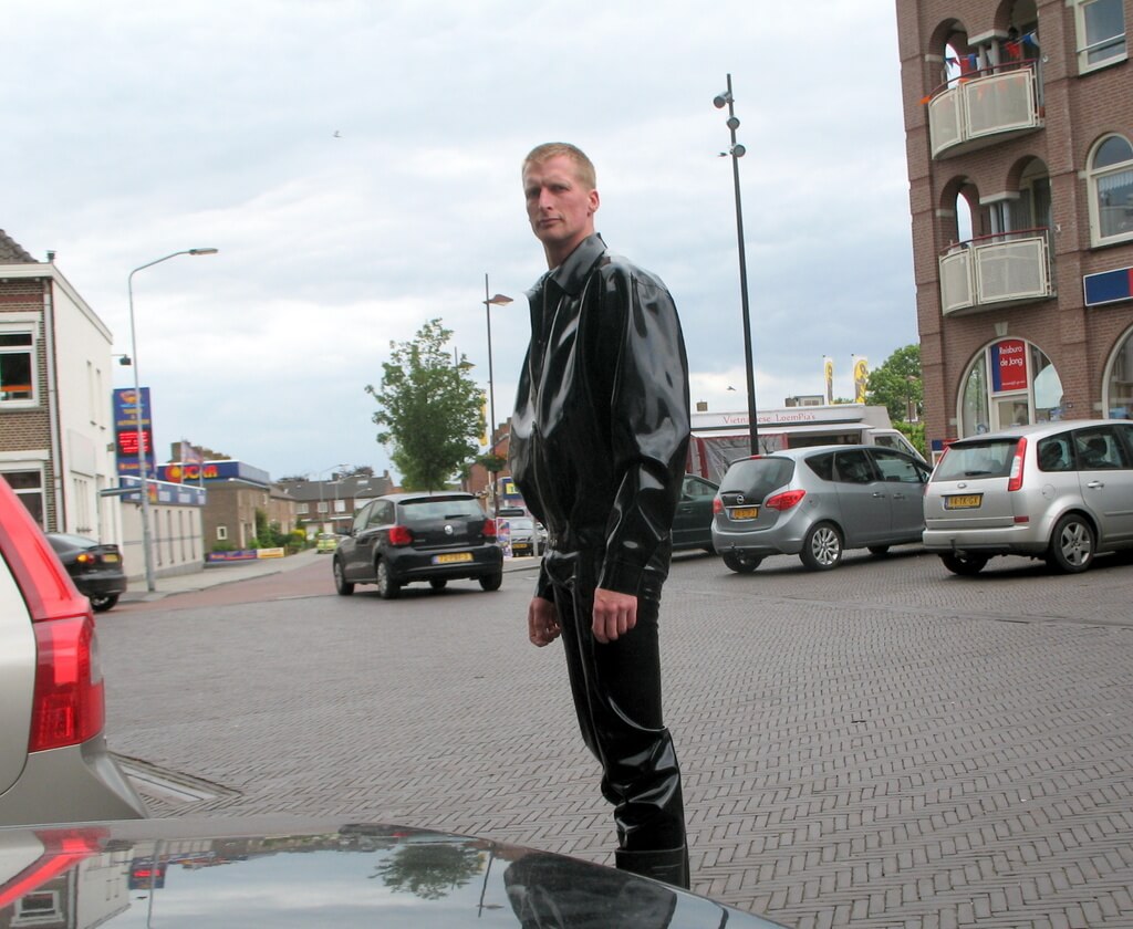 Rubber Suit On The Street20120609 001 BootedRAY