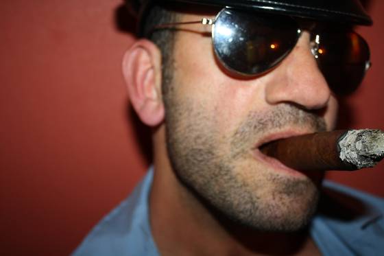 How A Muscle Cop Mix His Cigar And Piss BootedRAY