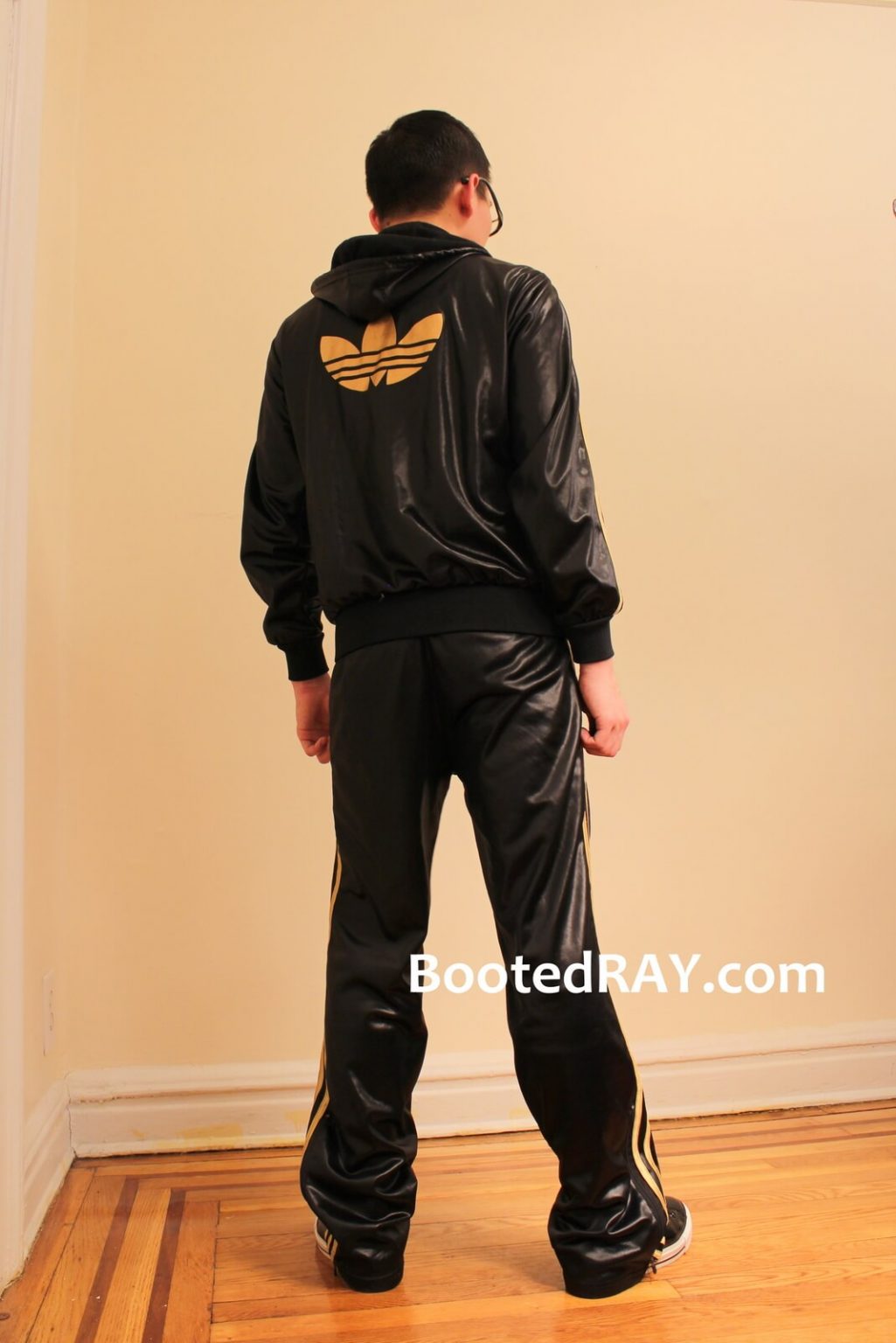 gold tracksuit womens