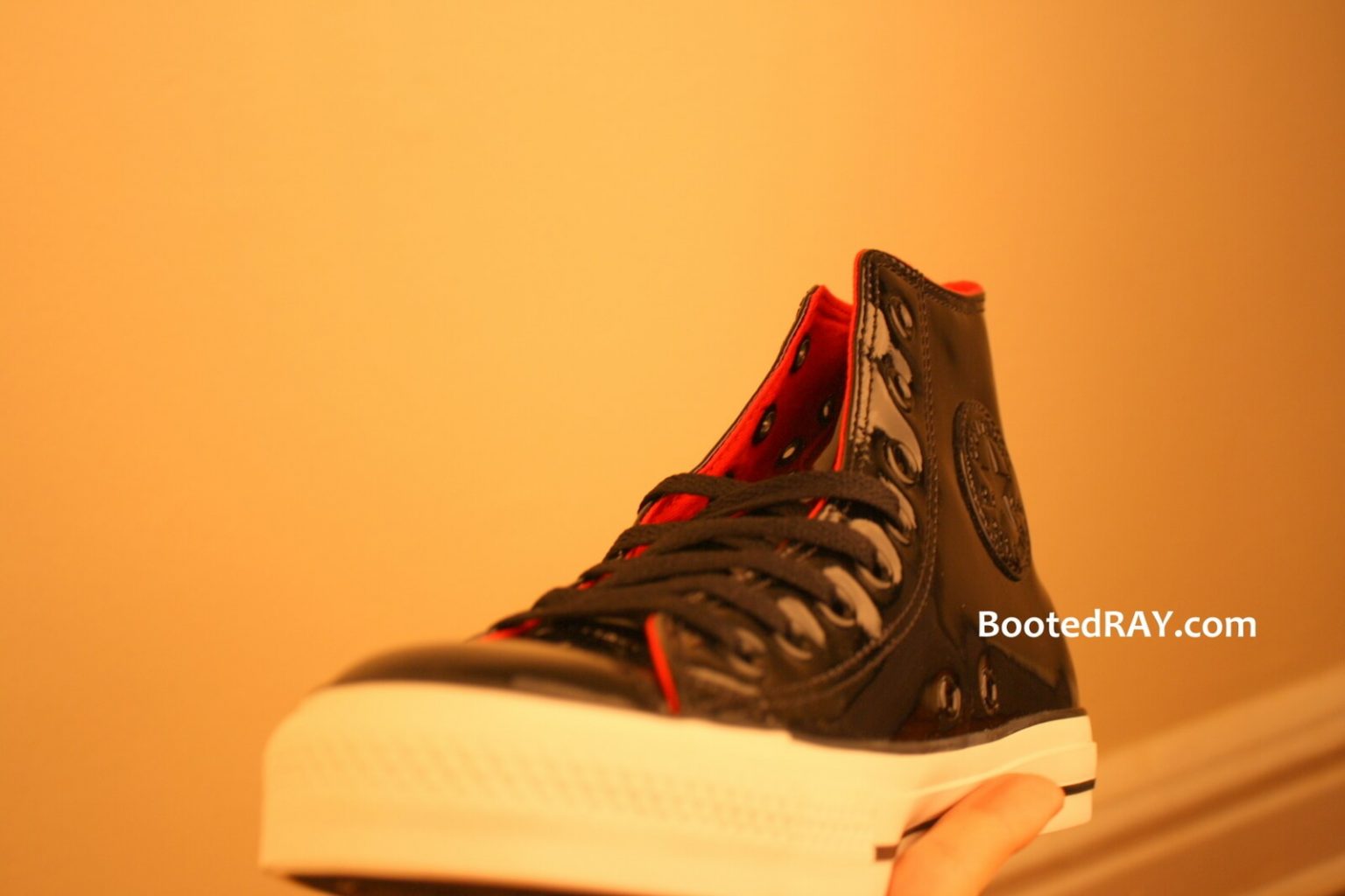 black patent converse shoes