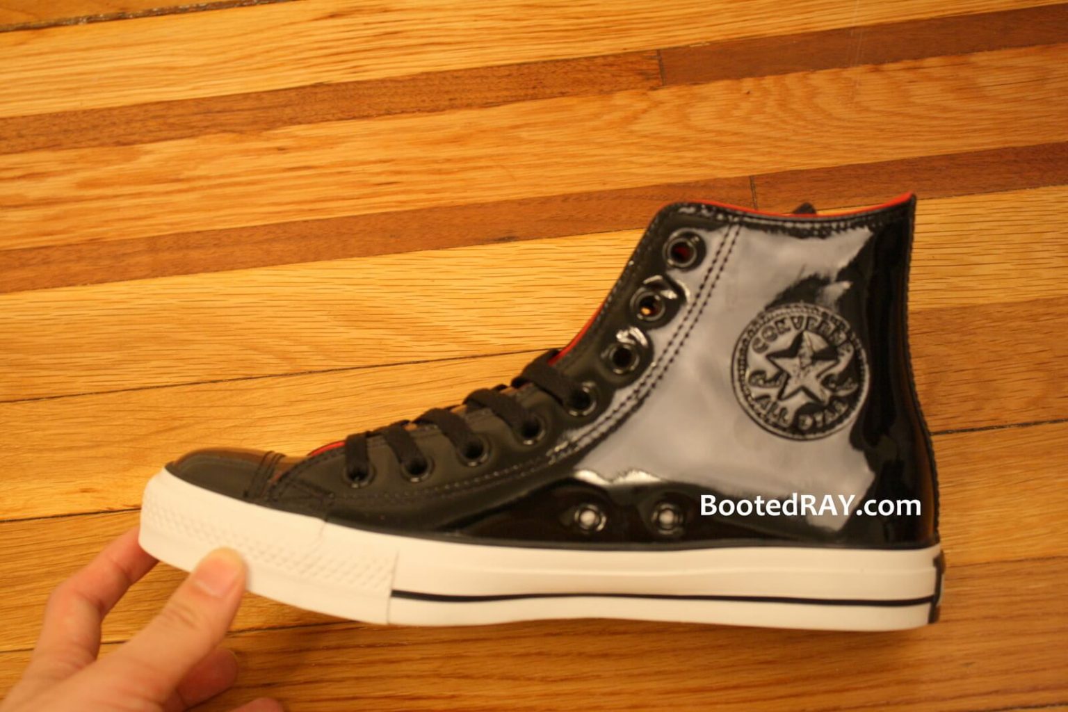 black patent converse shoes